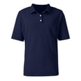 thumbnail image 5 of Men's Quick Dry Tactical Polo Shirt, Lightweight Breathable Performance Polo, Short Sleeve UPF 50+ Outdoor Golf Shirt Navy 2XL, 5 of 9