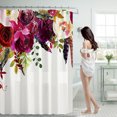 thumbnail image 2 of Polyester Shower Curtain Clearance Sale! Shower Curtain 70X70 Inch with 12 Plastic Hooks Waterproof Shower Curtain Bathroom Heavy Side Shower Curtain Machine Washable Quick Dry, 1Pc Shower Curtain, 2 of 8