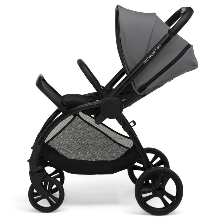 Delta Children Revolve Reversible Stroller Leather Handlebar