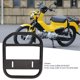 thumbnail image 3 of Portaequipajes Delantero Para Motocicleta, Resistente Al óxido, Fácil De Instalar, Protector De Faro Negro, Portaequipajes Superior Para CUB50 CUB110, 3 of 7