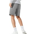 thumbnail image 2 of Hat and Beyond Men's Lightweight Brushed Fleece Elastic Sweat Shorts with Pockets, 2 of 6