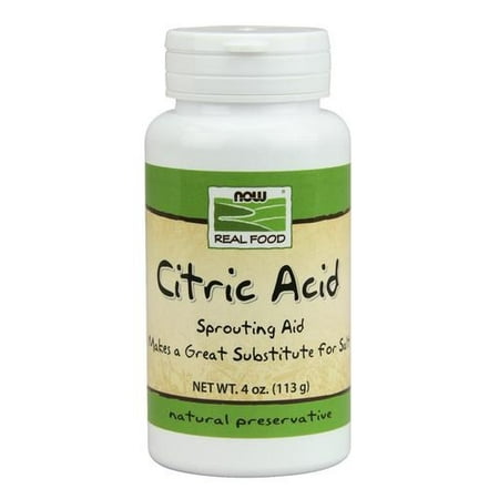 Citric Acid Now Foods 4 oz Powder - Walmart.com