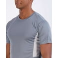 thumbnail image 3 of Real Essentials 5 Pack Men’s Active Quick Dry Mesh Crew Neck T Shirts | Athletic Short Sleeve Tee (Available In Big & Tall), 3 of 6