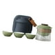 thumbnail image 1 of Mini juego de tetera de cerámica de viaje, juego de té chino portátil pequeño con estuche de transporte 1 Limpio, 1 of 9