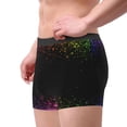 thumbnail image 2 of Uemuo Colorful Sparkling Pattern Men's Boxer Briefs,Trunk Anti-Chafing,Comfortable, Durable, and Stylish Underwear-Medium, 2 of 9