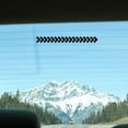 thumbnail image 5 of 4 Sheets Geometry Shapes Car Decals Black White Yellow Red Arrow Self Adhesive Car Bumper Sticker Accessories Automotive Exterior Decoration for Auto Truck Wall Art Laptop 7.87x7.87 Inch 1set, 5 of 7