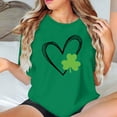 thumbnail image 2 of Camiseta de Manga Corta de Cuello Redondo Impresa de Primavera Superior de las Mujeres, Mezcla Ligera de Poliéster para Uso Diario Y de Fiesta Casual, 2 of 9