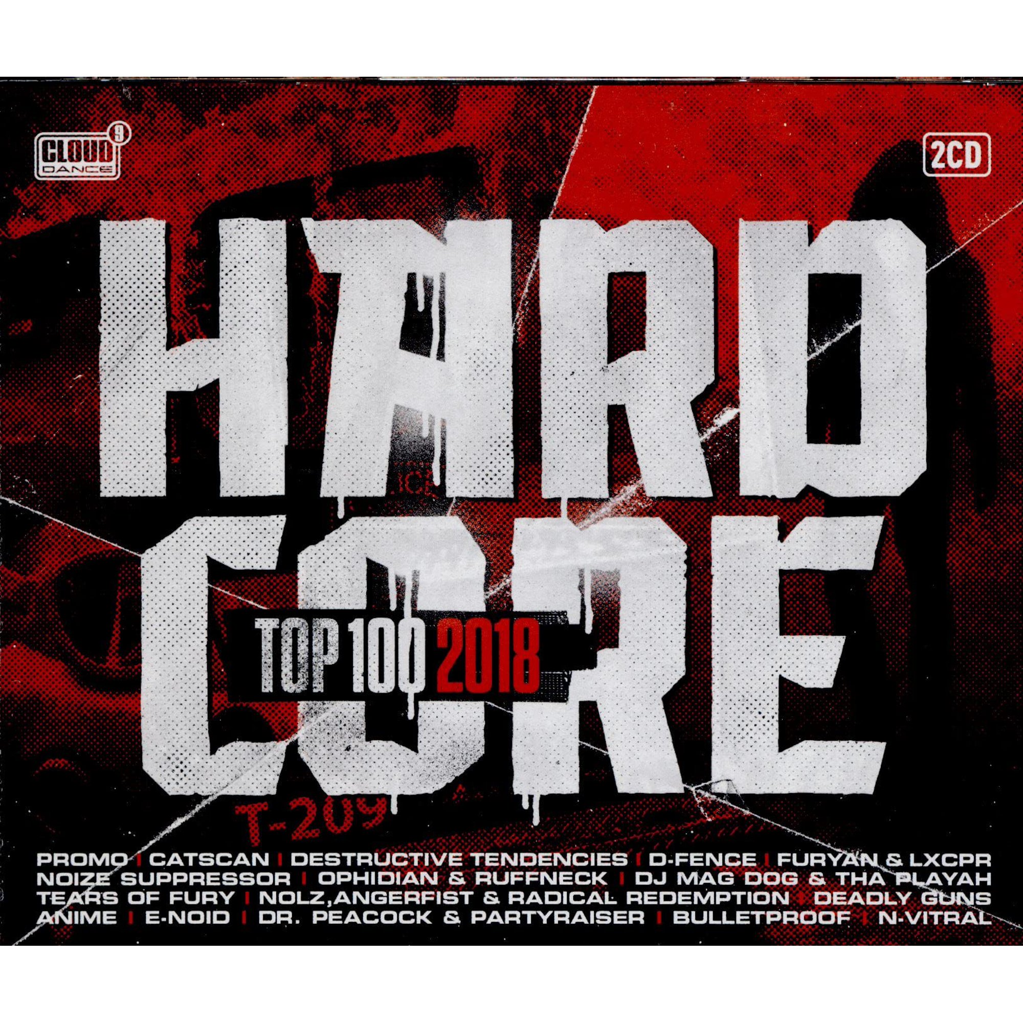 Various Artists Hardcore Top 100 2018 (CD)