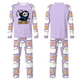 thumbnail image 4 of Matching Family Halloween Pajamas Set - 2 piece Ghost Print Long Sleeve Tops + Pants Outfit Sets,Casual Halloween Pajamas Sets for Family Holiday Night for 3XL Pjs, 4 of 4