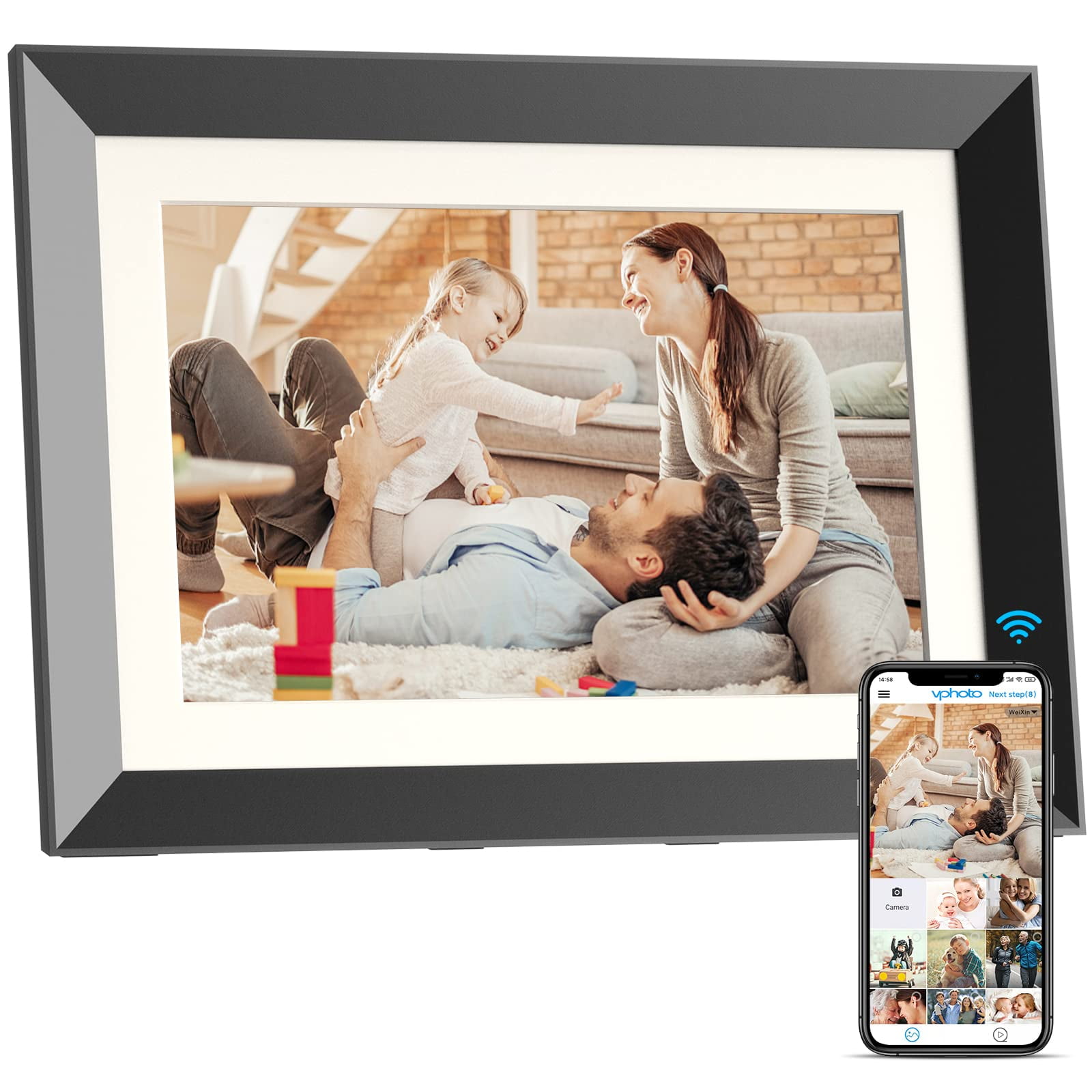 10.1-inch FHD IPS 2.4G+5.0G WiFi Digital Photo Frame 32GB Digital Picture  Frame, 1080P, Touch Screen, Full Function, Motion Sensor, Share Photos or  Videos via APP or Email, Unlimited Cloud Storage