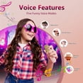 thumbnail image 5 of JYX Karaoke Machine for Kids, Portable Bluetooth Speaker with Microphone for Adults, Funny Magic Voice, Gifts for Birthday Party Boys Girls, D25P, 5 of 11