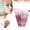 Pink, variant on Kiplyki 10PC Portable makeup brush set, foundation brush, eye shadow brush set