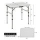 thumbnail image 2 of RedSwing Mesa plegable pequeña portátil de 2 pies, mesa plegable pequeña de altura ajustable, mesa de camping de aluminio ligero, 15.7 x 23.6 x 19 pulgadas, 2 of 5