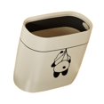 thumbnail image 2 of Papelera para baño, bote de basura para interior, bote de basura de diseño elegante y rectangular, bote de basura estrecho y estrecho para inodoro de Sin tapa, 2 of 8