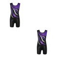 thumbnail image 1 of Qarigey Chicas con estilo Ballet Danza Gimnasia Leotardos Cómodos Tank Boy Shorts 2piezas, 1 of 1