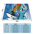 thumbnail image 4 of My Lit-Tle Pony Fleece Blanket Super Soft Cozy Throw Blanket Fuzzy Comfy Flannel Blanket Warm Plush Blankets And Throws For Couch, Sofa, Bed 50"X40", 4 of 7