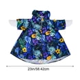 thumbnail image 3 of Cififendec Tropical Porch Goose Outfit, Rainforest Vibrant Hawaiian Shirt Costume for 23" Goose Figurine Outdoor Patio Garden Beach Themed Decor Accessory, 3 of 5
