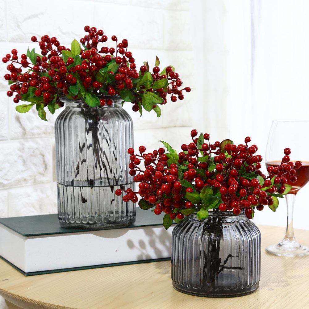 Artificial Simulation Berry Flower Plant Bouquet Home Wedding Party Decoration 