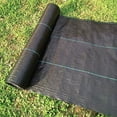 thumbnail image 3 of Agfabric 3Oz 4x12ft Heavy PP Woven Weed Barrier for Raised Bed,Gardening Mat, Soil Erosion Control and UV Resistant, 3 of 5