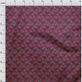 thumbnail image 3 of oneOone Coton Bio Popeline Sergé Feuilles & Imprimé Floral Imprimé par Yard 42 Pouces de Large, 3 of 4