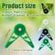 thumbnail image 5 of Wmhnj 60 pinzas ajustables para entrenamiento de plantas, con tallos flexibles de 360 grados, accesorios de jardinera de plstico de 3,2 x 1,3 cm., 5 of 9