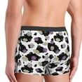 thumbnail image 3 of Goofa Daisies Flowers Printed Men's Boxer Briefs Underwear, Moisture-Wicking Underwear, Trunk,Soft and Breathable Cotton Underwear-, 3 of 9