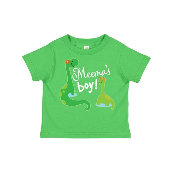 Inktastic Meema Boy Grandson Dinosaur Boys Toddler T-Shirt