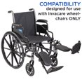 thumbnail image 3 of Reposapiés para sillas de ruedas Invacare, reposapiés elevadores de aluminio, 3 of 5