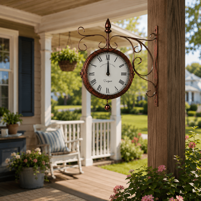 ITIGOITIE, Wall Clock, Vintage Double Sided, 12.2