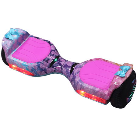 JoJo Siwa Hoverboard, Self-Balancing Scooter with Bow and Light-up Wheels, for Kids Ages 8+, Pink