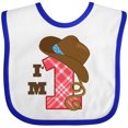 thumbnail image 3 of Inktastic Cowboy 1st Birthday Western Boys Baby Bib, 3 of 4