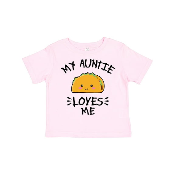 Inktastic My Auntie Loves Me with Taco Illustration Boys or Girls Toddler T-Shirt