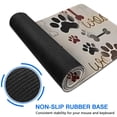 thumbnail image 6 of Long Mouse Pads for Desk,Paw Prints and Bones Desk Mats on Top Of Desks, Desk Mouse Pad Extra Large with 3mm Non-Slip Base and Stitched Edge for Gaming,Office,Work,Home 31.5"x11.8", 6 of 6