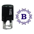 thumbnail image 1 of Printtoo Alphabet B Monogram Octagon Celtic Swirl Frame Self Inking Rubber Stamp Office Stationary, 1 of 7