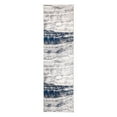 thumbnail image 2 of Modern Abstract Wave Area Rug 2'x7' Blue Runner Rug, 2 of 7