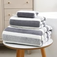 thumbnail image 1 of College Dorm Essentials for Girls, Premium Bath Towels Set of 3 - Ultra Soft Quick-Dry Polyester Towels with High Absorbency for Guest Bathroom, Gym, and Spa Use at Home Akmoler | Cotton, As Shown, 1 of 8