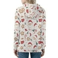 thumbnail image 2 of DISNIMO Christmas Hoodies for Women Snowman Snowflake Printed Sport Sweatshirt Zip Up Jacket Coat with Pockets, L, 2 of 6