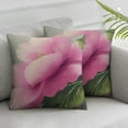 thumbnail image 3 of Fenyluxe Throw Pillow Covers Vintange Flower Pattern Peony Floral Cushion Pillow Case Home Decor Pillowcase 2pcs White, 3 of 7