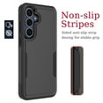 thumbnail image 6 of For Samsung Galaxy S25 FE Case, Shockproof Heavy Duty Rugged Phone Case for Samsung Galaxy S25 FE, Tekcoo Military Grade Protection Dual Layer Sturdy Durable Cover Cute Bumper - Black, 6 of 8