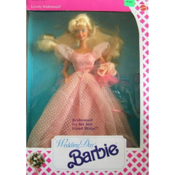 Barbie Wedding Day Lovely Bridesmaid Doll 1990 Mattel 9608