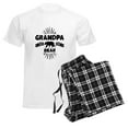 thumbnail image 6 of CafePress - Grandpa Bear Pajamas - Men's Light Loose Fit Cotton Pajama Set, 6 of 7