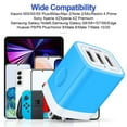 thumbnail image 6 of USB Wall Charger Block,USB Charger Adapter,AILKIN 5V/3.1A/2Pack Wall Charger Block Fast Charging Station Power Base Charger Block Plug Brick for iPhone Wall Charger, 6 of 6