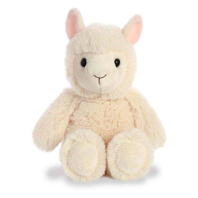 Peluche Aurora Cuddly Friends Llama, 8 cm, color crema
