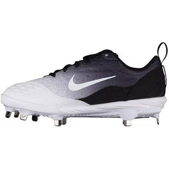 Nike Women's Lunar Hyperdiamond 2 Pro Fastpitch Softball Cleats 7.5, Black/White