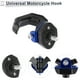 thumbnail image 5 of Gancho colgante ajustable para motocicleta, gancho doble tipo cuerno, soporte para casco y equipaje para scooters y bicicletas, negro y azul, 1 Pc, 65mm, 5 of 7