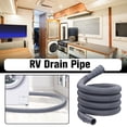 thumbnail image 3 of 26.2 Ft Drain Hose with Clamp, Universal Extension Hose Kit for RV Hoses Up Drain Outlets, to Fit 1-1/2 for RV Fit Inch Sewer Sewer Wastewater Foldable Hose for & Sewer Kit Foldable Drain Tra, 3 of 9