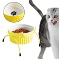 thumbnail image 4 of elevados para , para mascotas con antideslizante con soporte para perros , Cuenco Pata Amarilla Colco Comedero para mascotas, 4 of 8