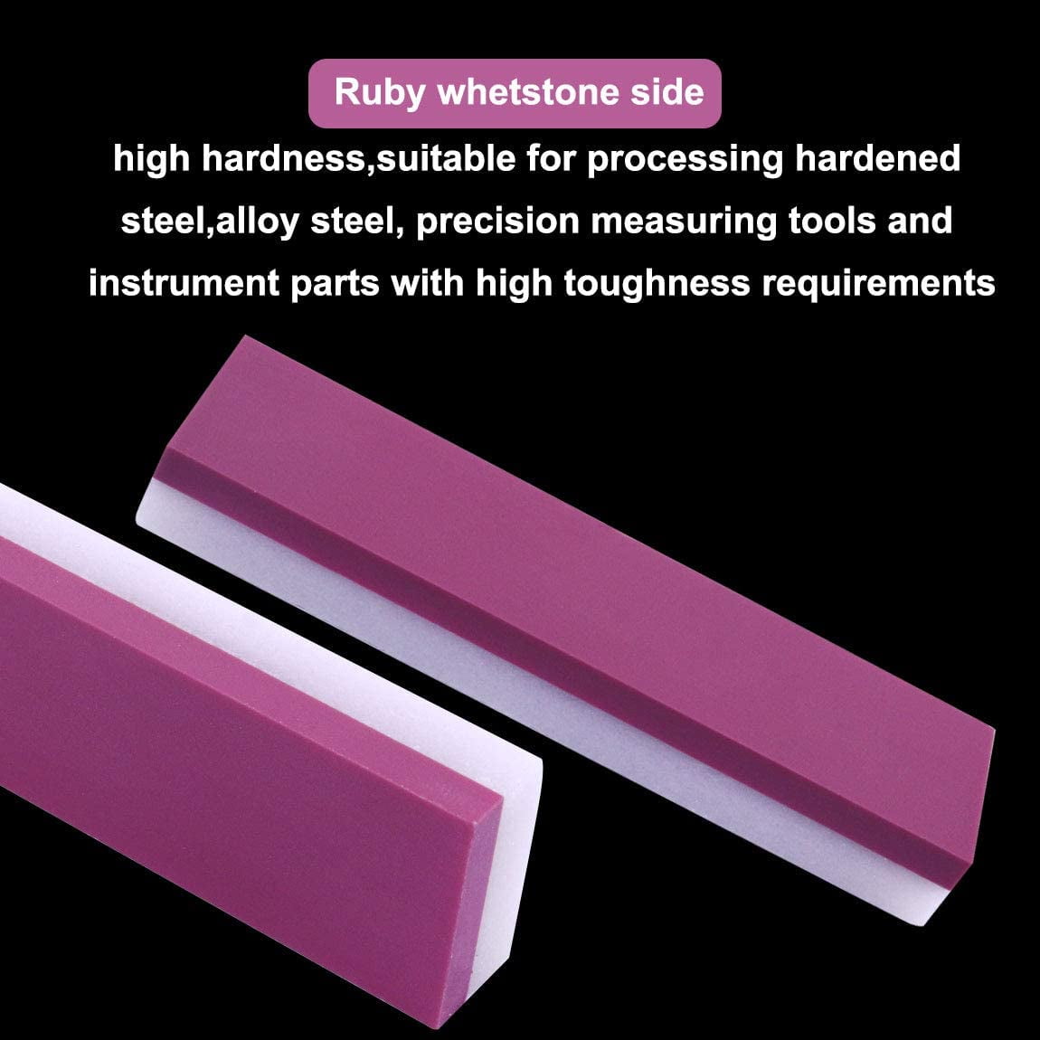 Details about   Double Sided Sharpener Stone Grit Whetstone Oilstone Ruby 3000# and Agate10000# 