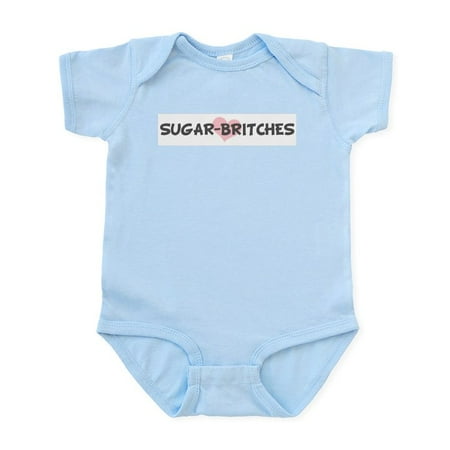 

CafePress - SUGAR BRITCHES (Pink Heart) Infant Bodysuit - Baby Light Bodysuit Size Newborn - 24 Months