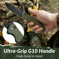 thumbnail image 5 of CIVIVI Pocket Folding Knife Button Lock Brazen 3.46" 14C28N Blade C19059C-2, 5 of 7